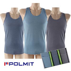 [폴밋] 천연 인견 남자 민소매 나시 스판 런닝 3매입 1세트