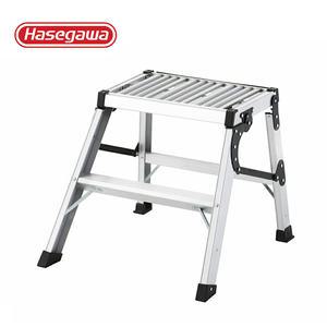 하세가와 제로스텝 2단 접이식 작업대 광폭 사다리 ZERO STEP WD2.0-50