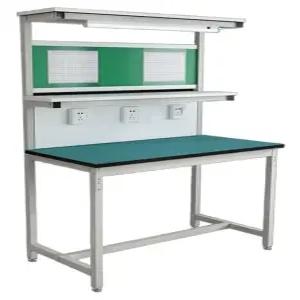 정전기방지 조립 라인 철제 테이블 실험실 검수 제전 보수 램프 검사대 생산라인 작업다이