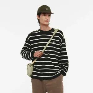 [캉골](강남점)자가드 오버핏 긴팔 티셔츠 3540 포레스트