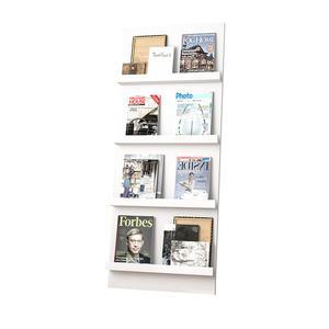 매거진랙 원목 잡지꽂이 소품 전시대전면 소품책 유리 3종 소품꽂이 블랙 수납 우드