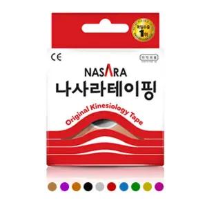 나사라 오리지널 키네시올로지 테이프 1개 낱개/스포츠테이핑/무릎/테이핑/손가락/스폰지/스펀지/근육/손목