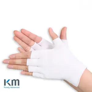 크린룸 작업용 속장갑 하프라이너 10켤레입 반장갑/속장갑/흰장갑/얇은/장갑/다용도/원예용/보호