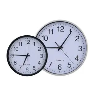 소형 큰글씨 심플한 무소음 원형 벽걸이 벽시계19cm/아날로그/벽시계/시계/사무실/건전지/학교/교실/가정용