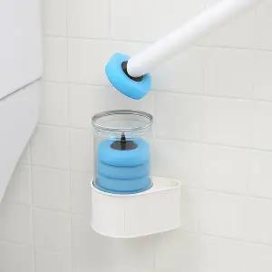 크린리빙 이지스틱 일반형 변기 클리너 화장실 욕실 청소솔 무타공 벽걸이 리필 세정제 세트