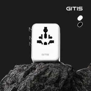 [고성능] 지티스 PD100W 초고속 멀티어댑터 해외 여행용 멀티탭 110V 220볼트