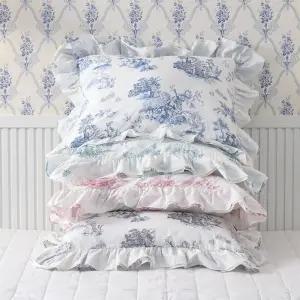 1+1  뜨왈 프릴 30수 광목 베개커버 50x70