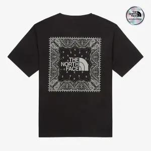 [노스페이스] [노스페이스 공식] NT7UR13A 남성 반다나 반팔 티셔츠_BLACK