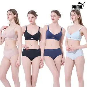 [푸마] 윈디 홀 노와이어 메쉬 브라팬티 2종 세트 택일