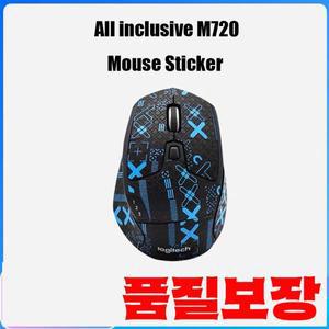 Logitech M720 마우스 그립 테이프 스케이트 수제 모든 항목을 포함하는 스티커 전문 미끄럼 방지 도마뱀