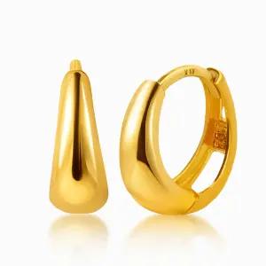 [한국금다이아몬드] *롯쇼페특가* 순금 원터치 링 베이직 고마루 귀걸이 24K