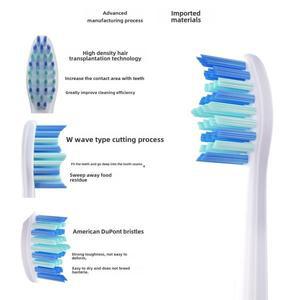 화웨이 HiLink Lebooo 전동 칫솔 치아 클리너 및 플라크 제거 헤드 용 4Pcs 교체 브러시