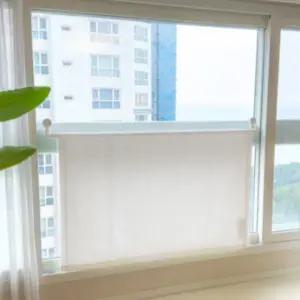 코드86 부착식 이불 건조대 창문 유리창 길이조절