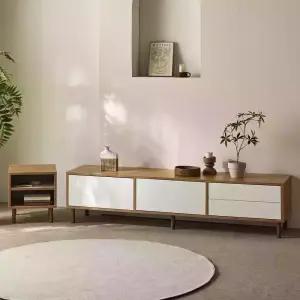 우디프 1800 높은거실장 티비다이 tv선반 티비장