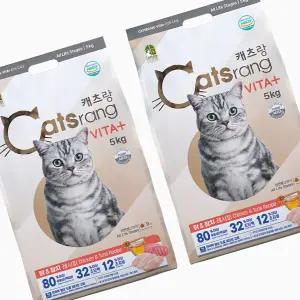 고양이사료 캐츠랑 비타플러스 5kg 2개 전연령