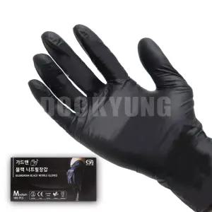 블랙 니트릴 장갑 M_1BOX(100매) 위생장갑