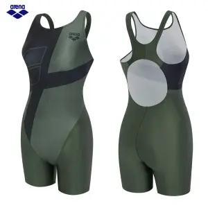 아레나 여자수영복 크로스웨이 3부 반신 레이서백 A5FL1LD35_KHA