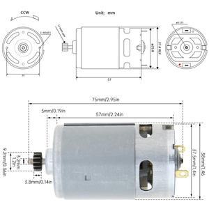 RS550 DC 모터 13 치아 10.8V 교체 마이크로 BOSCH GSR10.8-2-LI/전기 드릴/전기 스크루 드라이버에 적합