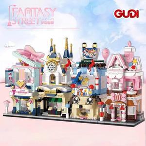 호환 조립 블럭 블록 클래식 테크닉 크리스마스 트리 선물 산타 마인 동물 자동차 기차 GUDI 미니 블록 빌