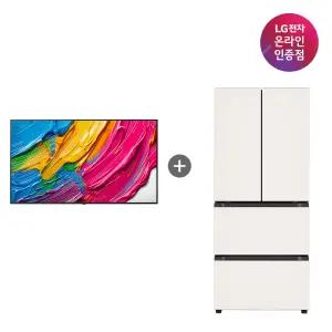 LG QNED AI TV + LG 디오스 오브제컬렉션 김치톡톡 (75QNED75AEA + Z408MEEF23)