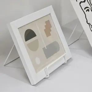 (화이트 대) 프레임 거치대/태블릿/스마트폰/폰거치대/이젤/패드/책거치대/액자/받침대/탭거치대/탁상용