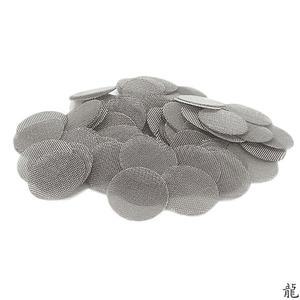 100개/500개 스테인리스 스틸 흡연 파이프 필터 은색 스크린 메쉬 네트 담배 흡연 액세서리