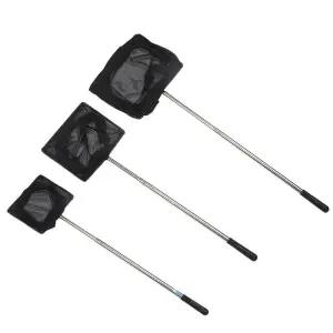 접이식 야외 연못 쓰레기 잉어 어망 뜰채 막대기 스텐