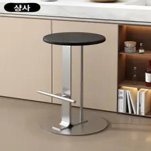 스테인리스 바의자 스툴 홈바 높은의자 브러시 높이조절