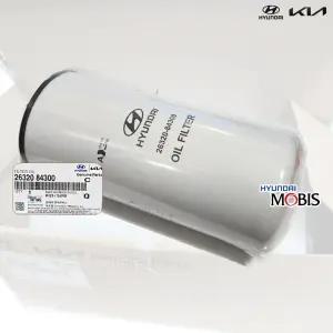 순정오일필터 유로6 엔진 오일필터 2632084300 파워텍 엑시언트 유니버스 휠타 현대 모비스 1개 엘리먼트 셋킷