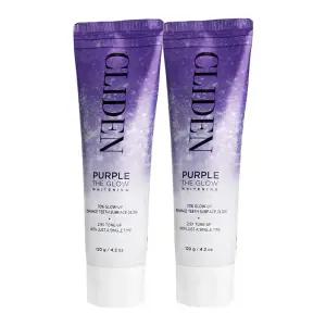 엘지생활건강 클라이덴 치약 120g 2개 퍼플 더 글로우 미백치약