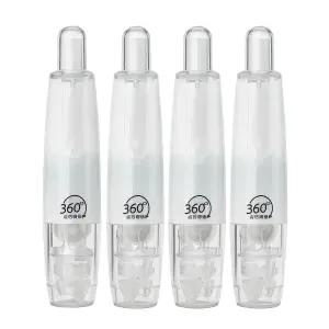 MNPP 양면 풀테이프 노크식 360도 회전 펜형 다꾸 잘잘리오 다이어리 만들기 도안 용품 글루 테이프 4P