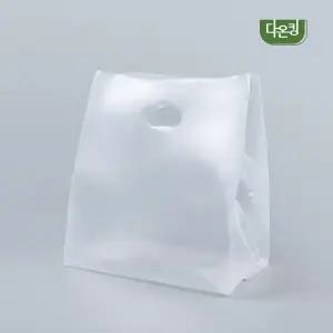 다온킹 일회용 비닐봉투 MAR-44 반투명 무지 1000장 손잡이 배달 포장 봉지