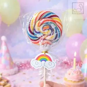 워니샵디자인 학원간식 롤리팝 막대사탕 소 10개