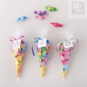 워니샵디자인 어린이날단체선물 꼬깔캔디60G