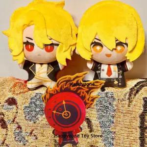 10cm 게임 림버스 컴퍼니 봉제 인형 장난감 산초 돈키호테 단테 듀란테 프린트 봉제 인형 펜던트 팬 생일