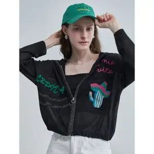 [하프클럽/]선인장 썸머 니트 집업 가디건 MM09CD001FJY