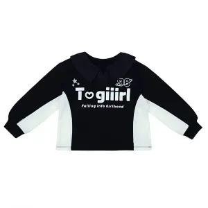 [티파니](강남점)블랙카라 맨투맨(T51KBT080)