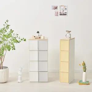 씨밀렉스 쌓아서 조합하는 래폴드 서랍장 200(L)_4단