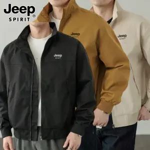 JEEP SPIRIT 남성 스탠드 칼라 재킷 봄가을 데일리룩