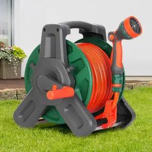 프리미엄 릴호스 물호스 호수 세차 분사기 원예 20M 30M