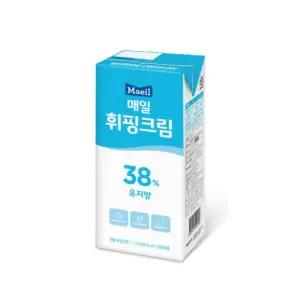 아이스박스무료 매일유업 휘핑크림 38 유지방 1000ml 1리터 매일우유/쿠킹/크림/동물성/휘핑/요리/케이크