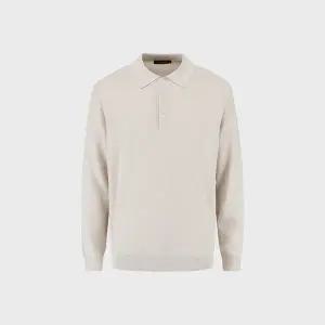 [앤드지](하남점)남성) 머신 워셔블 조직 카라넥 긴팔티 BNMG1EET1002 3종 택1