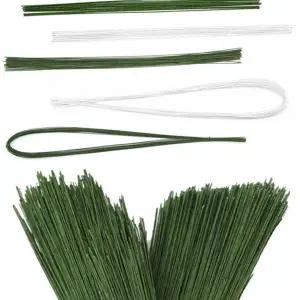 꽃 제작 철사 플라워 핸드메이드 와이어 공예용 철사 지철사 테이프감 미니어처 원예용 꽃철사 부자재