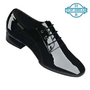 탑드림 남성 모던댄스화 6800 검정크링크 선수용 경기용 슈즈 라틴 사교 째즈 탱고 살사 왈츠 라인
