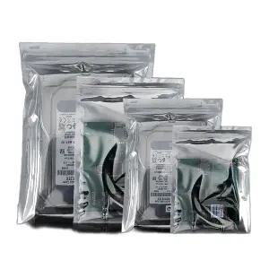 6X12 제전비닐 정전기 제전봉투 PE 무정전봉투 지퍼백 기판 100매 램 OPP 방지