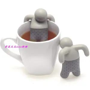 미스터티 실리콘 티인퓨저 차거름망 목욕 캐릭터 녹차 찻잎 홈카페 주방 인테리어 소품 감