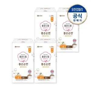 [좋은느낌] 좋은순면 팬티라이너 롱 36PX4팩