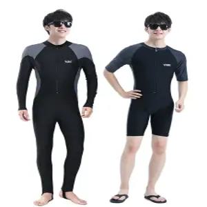 남자전신수영복 물놀이 올블랙 올인원수트 속건성 검정통