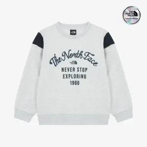 [노스페이스] [노스페이스키즈 공식] NM5MR51S 키즈 플레이런 스 셔츠 HEATHER GRAY