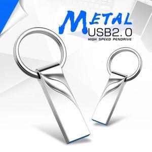 메탈 USB 플래시 드라이브 32GB 64GB 128GB 펜 고속 8G16G U 디스크 장치 USB2.0 메모리 스틱 1G 2G